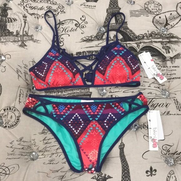 Bikini Lab Junior's Girls 2 Piece Swimsuit - Picture 4 of 6